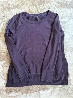 Yogalicious Deep Purple Crewneck Sweatshirt